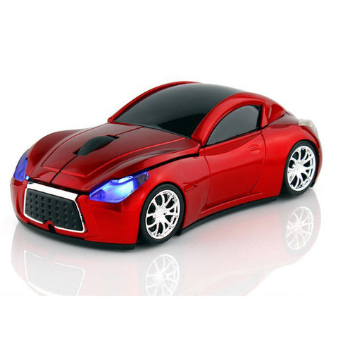 2.4GHz Infiniti Sports Car Wireless Mouse 1600 DPI Optical