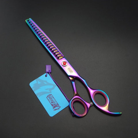 "SHARP WOLF" ProfessionalDog GROOMING SCISSORS,7.0 inch Thinning Shears