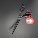 7" Professional Pet Grooming Scissors set,Straight & Thinning & Curved scissors set