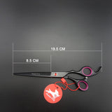 7" Professional Pet Grooming Scissors set,Straight & Thinning & Curved scissors set