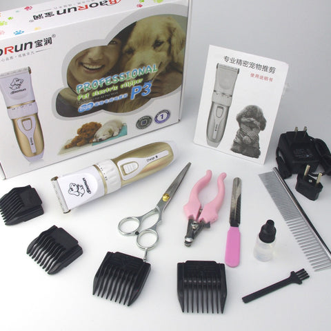 Rechargeable Low-noise Cat Dog Hair Trimmer