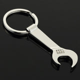 Eco-friendly Silver Metal Wrench Spanner Beer Bottle Opener Key Chain Keyring Gift VE495 P40