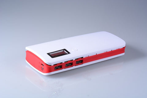 3 Ports 5x18650 DIY Portable Battery Power Bank Shell Case Box LCD Display (No Battery)