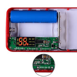 3 Ports 5x18650 DIY Portable Battery Power Bank Shell Case Box LCD Display (No Battery)