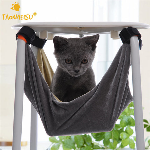 Pet Kitten Cat Hammock Removable Velcro Hanging 2 Colors