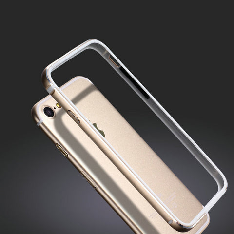 Ultra Thin Slim Bumper Case For iPhone 7 / 7 Plus Aluminum Metal Soft Silicone