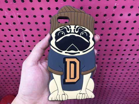 Pug Dog Silicone  iPhone 6 6s Case