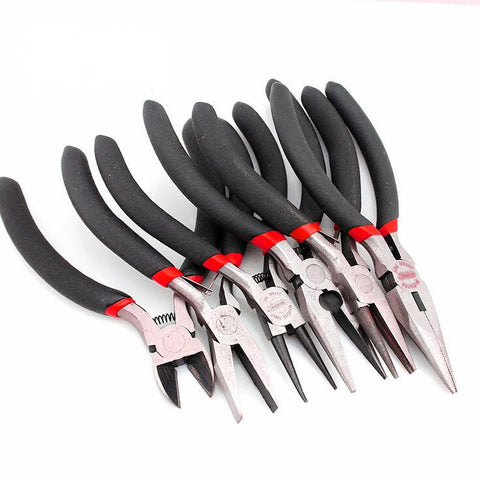 6kinds/box Stainless Steel Needle Nose Pliers