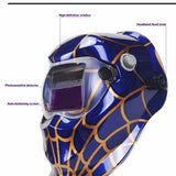 Blue Spider Solar Auto Darkening Electric Welding Mask/Helmet/Welder Cap/Welding Lens for Welding Machine