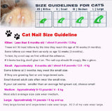 20pcs / bag Soft Cat Nail Caps / Cat Nail Cover / Paw caps / Pet Nail Protector with free Adhesive Glue Size XS S M L