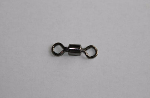 50PCS Ball Bearing Swivel Solid Rings Fishing Connector 1CM Length