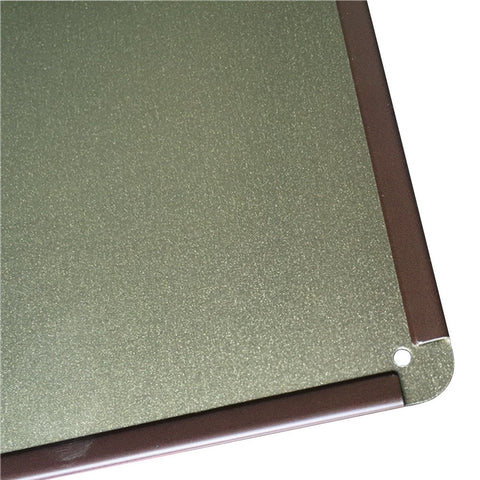 MY GARAGE MY RULES Tin Sign  20x30cm B1