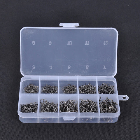 600 Pcs/Lot 3# -12# Carbon Steel Fishing Hook Fishhooks