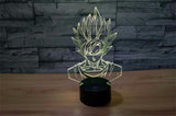 Dragon Ball Z Super Saiyan 3d night lamps