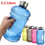 2.2L Large Capacity Water Bottles Outdoor Sports Gym