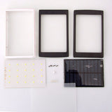 5V PCBA Motherboard 20Pcs LED 5x18650 Solar Powerbank DIY KIT No Battey