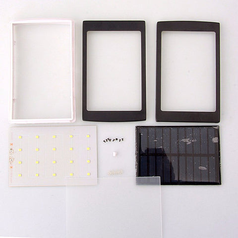 5V PCBA Motherboard 20Pcs LED 5x18650 Solar Powerbank DIY KIT No Battey
