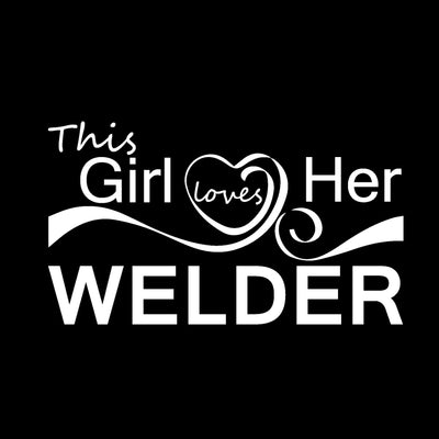 This girl loves her welder